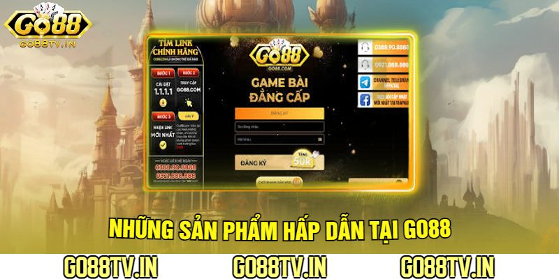 Những Sản Phẩm Hấp Dẫn Tại Go88