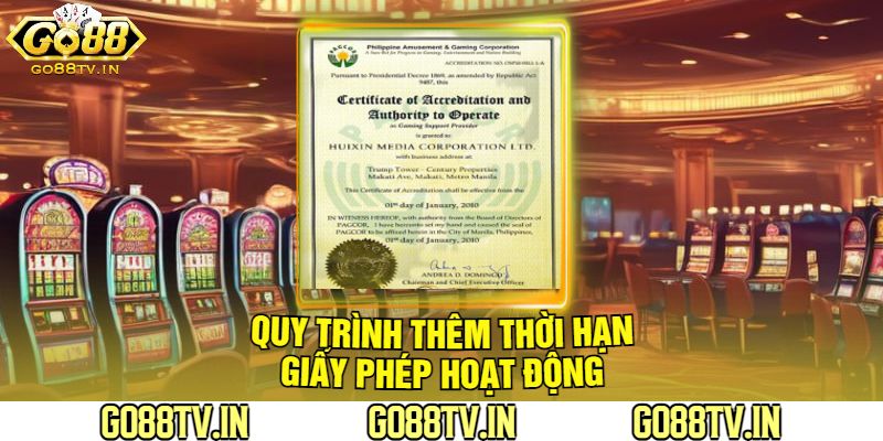 Quy Trình Thêm Thời Hạn Giấy Phép Hoạt Động